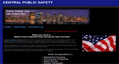 Desktop Screenshot of centralsecurityguards.com